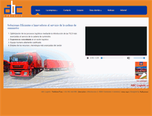 Tablet Screenshot of abclogistic.es